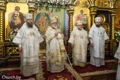 Архиепископ Артемий сослужил Патриаршему Экзарху за великой вечерней в Рождество-Богородичном монастыре