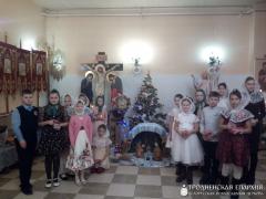 Рождественский праздник "Яркая звёздочка" на приходе агрогородка Обухово