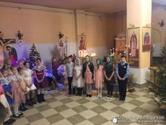 Рождественский праздник "Яркая звёздочка" на приходе агрогородка Обухово