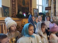 Поздравление с Рождеством в храме Святителя Николая Чудотворца города Волковыска