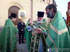 Соборное богослужение священников Cкидельского благочиния в храме агрогородка Обухово