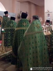 Соборное богослужение священников Cкидельского благочиния в храме агрогородка Обухово