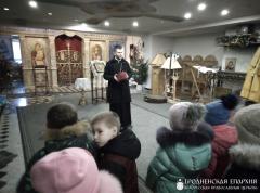 Священник провел необычный урок для воспитанников детского сада №77 города Гродно