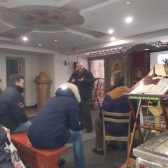 Братчики православного общества трезвости "Покровское" посетили приход в честь Усекновения главы Иоанна Предтечи