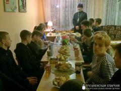 Встреча со священником в Берестовицком лицее