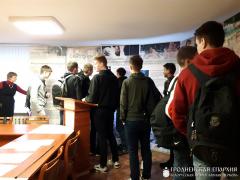 Встреча со священником в строительном лицее №1 города Гродно