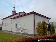 Божественная литургия в храме прп. Серафима Саровского при ИК-11 г. Волковыска