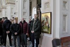 Молебен для хоккеистов "Немана" совершили в Покровском соборе