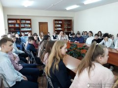 Встреча со священником в Обуховской средней школе