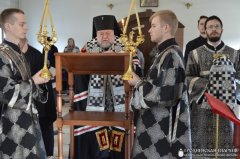 Вялікае павячэр'е з чытаннем пакаяннага канона прападобнага Андрэя Крыцкага ў Свята-Мікольскім дамовым храме