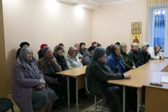 Беседа о посте в библиотеке прихода иконы Божией Матери «Взыскание погибших»