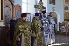 Боская літургія Ранейасвячоных Дароў у храме Успення Маці Божай в. Капцёўка