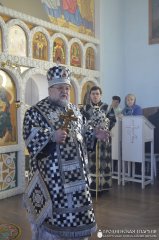 Боская літургія Ранейасвячоных Дароў у храме Успення Маці Божай в. Капцёўка