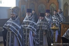 Боская літургія Ранейасвячоных Дароў у храме Успення Маці Божай в. Капцёўка