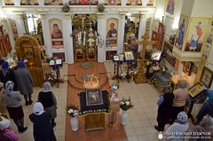 Боская літургія Ранейасвячоных Дароў у царкве Увядзення ў храм Прасвятой Багародзіцы г. Ваўкавыска