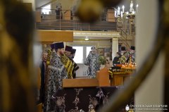 Боская літургія Ранейасвячоных Дароў у царкве Увядзення ў храм Прасвятой Багародзіцы г. Ваўкавыска