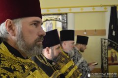 Боская літургія Ранейасвячоных Дароў у царкве Увядзення ў храм Прасвятой Багародзіцы г. Ваўкавыска