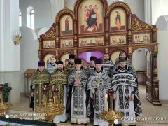 Соборное богослужение духовенства Скидельского благочиния