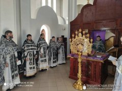 Соборное богослужение духовенства Скидельского благочиния