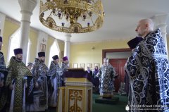 Боская літургія Ранейасвячоных Дароў у храме прападобнага Марціна Тураўскага г.п. Жалудок 