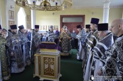 Боская літургія Ранейасвячоных Дароў у храме прападобнага Марціна Тураўскага г.п. Жалудок 