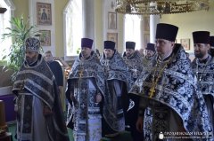 Боская літургія Ранейасвячоных Дароў у храме прападобнага Марціна Тураўскага г.п. Жалудок 