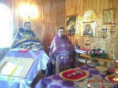 Престольный праздник и соборное богослужение в храме праведной Софии города Мосты