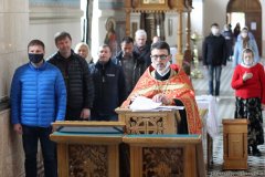 В день празднования иконы "Неупиваемая Чаша" братчики общества трезвости "Покровское дали обеты трезвости