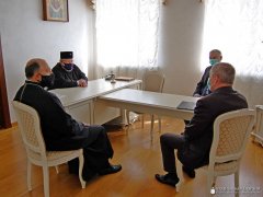 Состоялась встреча архиепископа Артемия с представителями Гродненского облисполкома