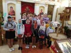 Выпускны экзамен вучняў прыхода раўнаапостальных Мефодзія і Кірыла г. Ваўкавыска