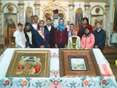 Молебен для выпускников в храме деревни Дубно