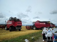 Настоятель храма деревни Дубно принял участие в мероприятии "Зажинки"