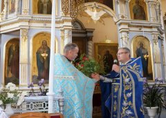 Празднование в честь Тихвинской иконы Пресвятой Богородицы в храме поселка Зельва