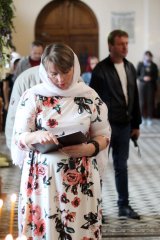 Архиепископ Артемий возглавил в Покровском соборе акафист Пресвятой Богородице в день сугубой молитвы за Беларусь