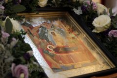 Архиепископ Артемий возглавил в Покровском соборе акафист Пресвятой Богородице в день сугубой молитвы за Беларусь