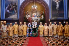 Святейший Патриарх Кирилл возвел в сан митрополита епископа Вениамина, избранного Патриаршим экзархом всея Беларуси