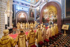 Святейший Патриарх Кирилл возвел в сан митрополита епископа Вениамина, избранного Патриаршим экзархом всея Беларуси