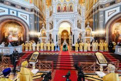 Святейший Патриарх Кирилл возвел в сан митрополита епископа Вениамина, избранного Патриаршим экзархом всея Беларуси