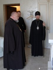 Состоялась встреча архиепископа Артемия с митрополитом Минским и Заславским Вениамином