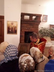 Сестричество Покровского собора совершило молитвенное паломничество в храм святой Иулиании, княжны Ольшанской (д. Гожа)