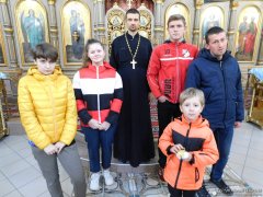 Экскурсия в храме для курсантов Волковысского военно-патриотического клуба «Школа выживания»