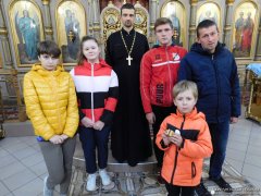 Экскурсия в храме для курсантов Волковысского военно-патриотического клуба «Школа выживания»