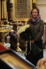 В день памяти своего небесного покровителя архиепископ Артемий возглавил литургию в Покровском соборе