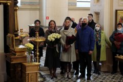 В день памяти своего небесного покровителя архиепископ Артемий возглавил литургию в Покровском соборе