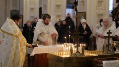 Заупокойную литургию по почившему митрополиту Филарету, почетному Патриаршему Экзарху всея Беларуси совершили в Покровском соборе Заупокойную литургию по почившему митрополиту Филарету, почетному Патриаршему Экзарху всея Беларуси совершили в Покровском соборе