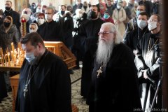 Архиепископ Артемий возглавил воскресную вечерню с чином прощения в Покровском соборе Архиепископ Артемий возглавил воскресную вечерню с чином прощения в Покровском соборе