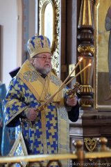 Благовещение Пресвятой Богородицы. Архиепископ Артемий возглавил праздничные богослужения в Покровском соборе Благовещение Пресвятой Богородицы. Архиепископ Артемий возглавил праздничные богослужения в Покровском соборе