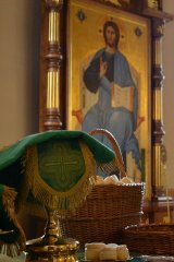 В праздник Входа Господня в Иерусалим архиепископ Артемий возглавил праздничное богослужение в Покровском соборе