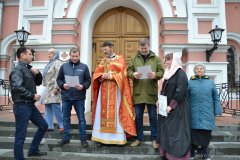 В день празднования иконы "Неупиваемая Чаша" братчики общества трезвости "Покровское" дали обеты трезвости