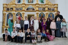 В храме Свято-Марфинского прихода прошел пасхальный утренник воскресной школы.